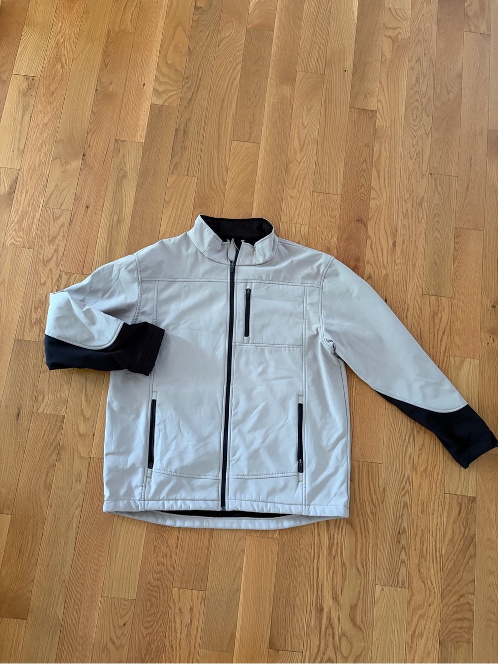RedHead Light Gray Softshell Jacket with Black Accents